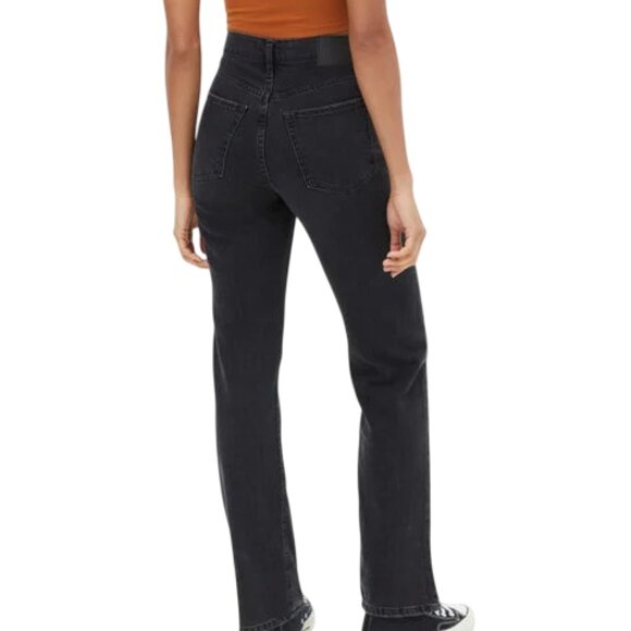 Aeropostale 90’s Baggy Non Stretch Denim Jeans in Dark Distressed Size 4R NWT - Picture 4 of 8